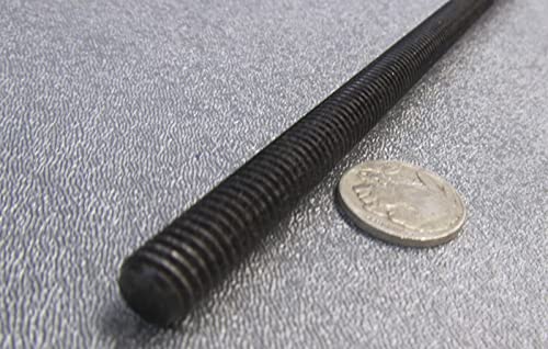 Black Oxide Grade B7 Steel Fully Threaded Rod 3/8"-16 x 48.00 Length 1 Pc.