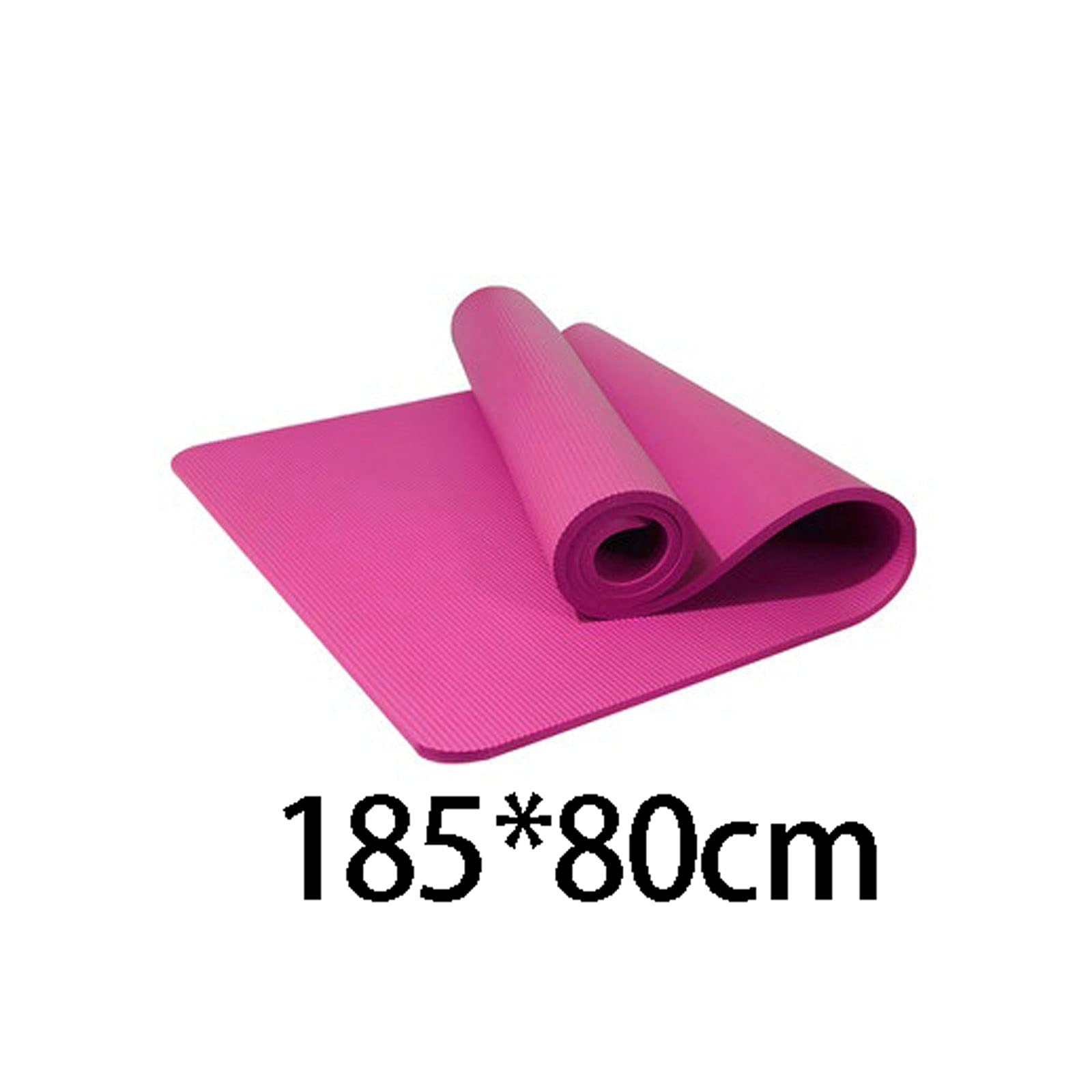 DieffematicYJD Mata do jogi Super zagęszczony matę do jogi dla początkujących antypoślizgowych NBR. Fitness siłownia Mata Ćwiczenie Mata Taneczna Yoga Pad 15mm (Color : Green)