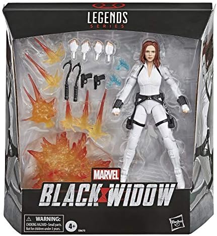Marvel Hasbro Legends Series 6-Inch Collectible Black Widow Action Figure Toy, Includes 12 Accessories, Ages 4 and Up