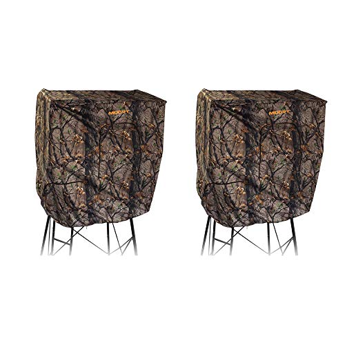 Muddy Hunting Blind Cover 2 Pack - Quad Pod, Zippered Windows - image 1