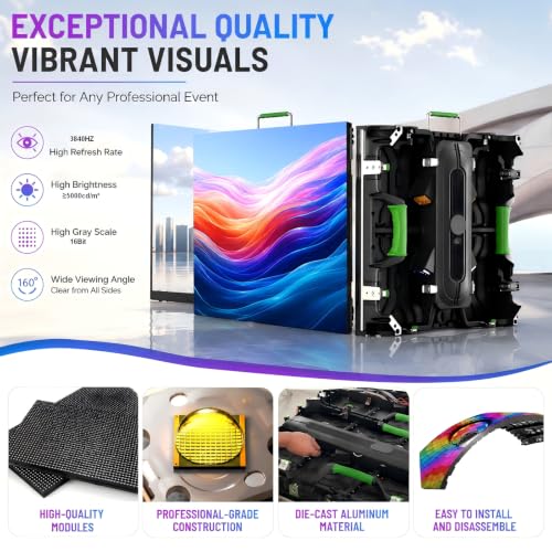 Image of Portable LED Video Wall Rental LED Display for Events Outdoor & Stage