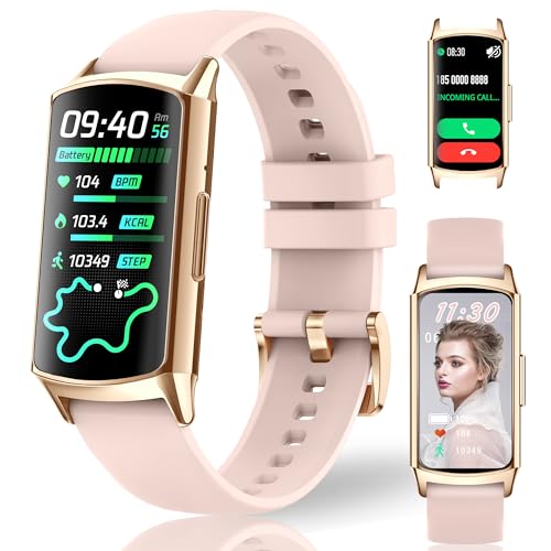 Reloj Inteligente Hombre Mujer, Smartwatch con Llamadas Bluetooth, 120+ Modos Deportivos, Impermeable IP68 Pulsera Actividad para Android iOS