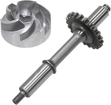 Bronco, AT-10073A, Water Pump Impeller & Shaft with Gear for Kawasaki many 2002-2023 650, 700 & 750 ATV & UTV