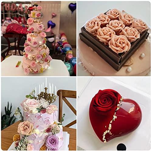 Zixiang Bloom 3D Rose Flower Silicone Mold Peony Flower Fondant Molds For Cake Decorating Soap Candle Making Candy Chocolate Polymer Clay Gum Paste Set Of 3 #TOP5