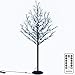Produktbild Deuba Kirschblütenbaum 180 cm Fernbedienung 200 LED blaues Licht Timer 8 Verschiedene Modi Indoor Outdoor Lichterbaum