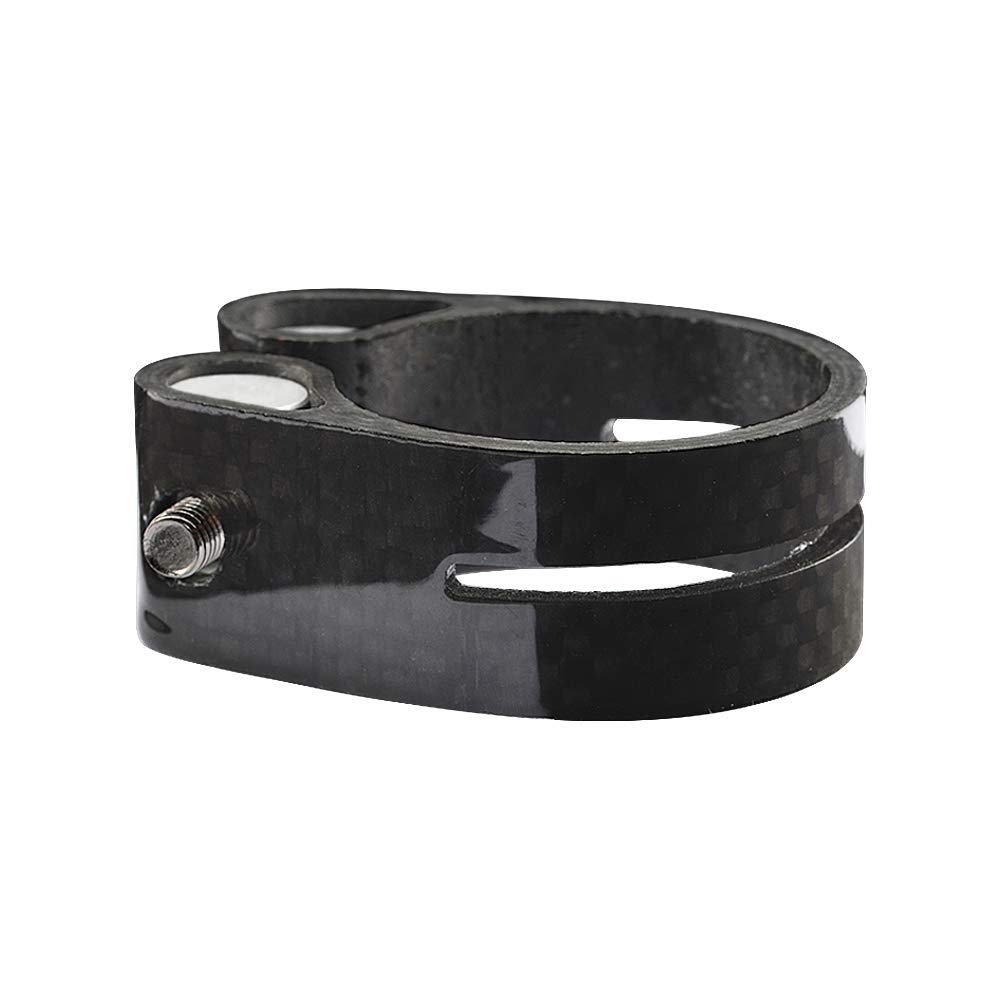 Collier De Serrage Carbone Yaruijia – Noir 3K, 34,9 Mm Ou 31,8 Mm, Pour Tige De Selle VTT Ou Route