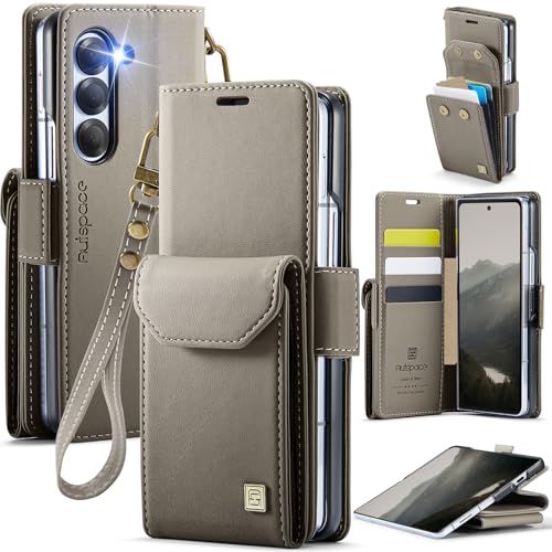 Protection Samsung Galaxy Z Fold 6 antichoc dotée du blocage RFID et fentes de rangement cartes