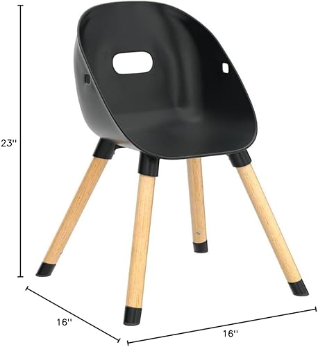 Miniatura 2 de Lalo The Play Chair, Silla de madera y plástico no tóxico para niños y niños pequeños, asiento de cubo resistente y silla para niños fácil de