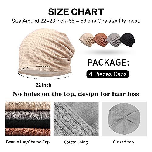 Image of Ababalaya Women's Kinds of Lace /Floral /Print /Cotton Chemo Cap Hair Loss Beanie Nightcap Pack
