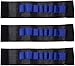 BCP 3 Pieces Toy Gun Accessories EVA Soft Bullets Gun Wrist Belt Band Strap Bandolier for Nerf N-strike Elite Series Blasters