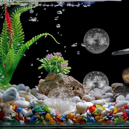 Miniatura 9 de Ciyodo 2 Piezas Bola De Cristal Para Fuente De Agua Interior 2 Pulgadas Bola De Burbuja Decorativa Feng Shui Accesorio Para Escritorio Y Decoración De Hogar