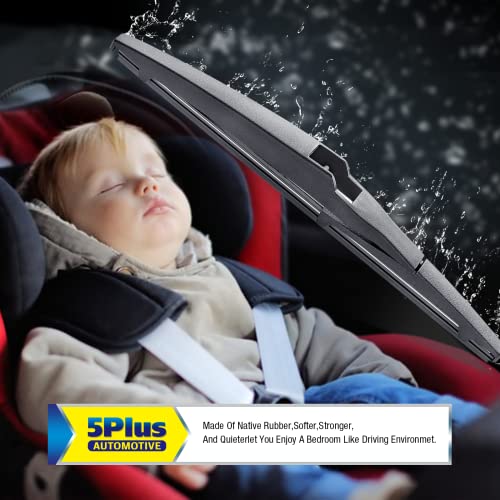 11" Rear Wiper Blade Replacement For Jeep Grand Cherokee 2022-2014 /Kia Rio 2022-2012 Sorento 2015-2010 Soul 22-10 /Chevy Hhr 11-06 /Hyundai Accent 22-12 Kona 22-18 Back Windshield Wiper Blade (11-A) #TOP4