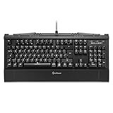 Sharkoon Skiller Mech SGK1 Mechanische Gaming Tastatur für PC (mit weißer Beleuchtung) brown