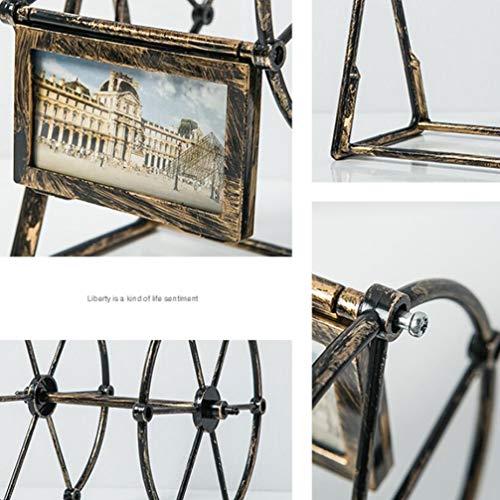 BESPORTBLE Familie Bilderrahmen Windmühle Riesenrad Fotorahmen Retro 4 Familienfoto Babyfoto Hochzeitsfoto Bilder Foto… – Bild 4