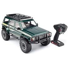 YK 4107 Pro 1/10 RC Rock Crawler Brushless 4WD Off Road Truck LCG Chassis Tank Turn LED LightsOlive drab/Without Battery