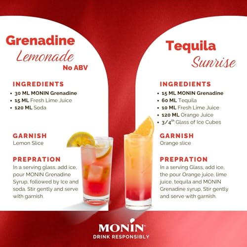 Image of Monin Grenadine Bottle, 700 Ml, Liquid