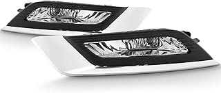 For 2017 2018 Ford Fusion [Halogen Style] Fog Lights Lamp w/Switch & Cover Driver + Passenger Side Pair Replacement - coolthings.us