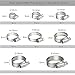 TUPARKA 36Pcs 6mm-51mm 8 Tamaño Abrazaderas Metalicas Tubo Inoxidable,Justable Flexible Manguera para...