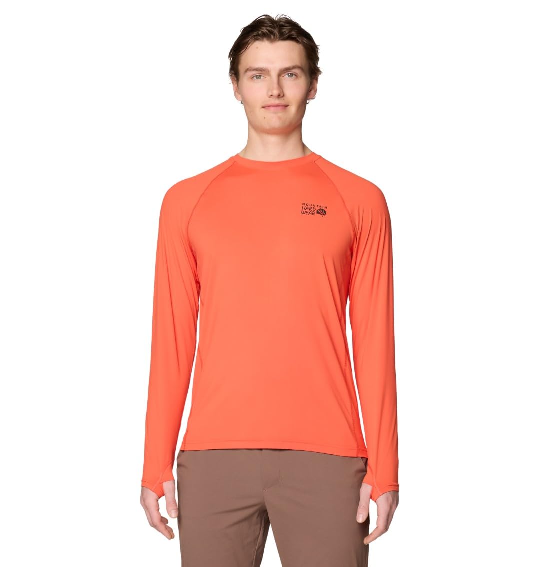Mountain Hardwear Men's Aspect Crater Lake Long Sleeve, Large