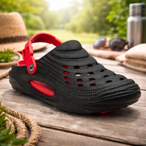 Image of FitFusion Clogs for Men & Women | Slip-On Casual Footwear with Adjustable Strap | Lightweight & Comfortable