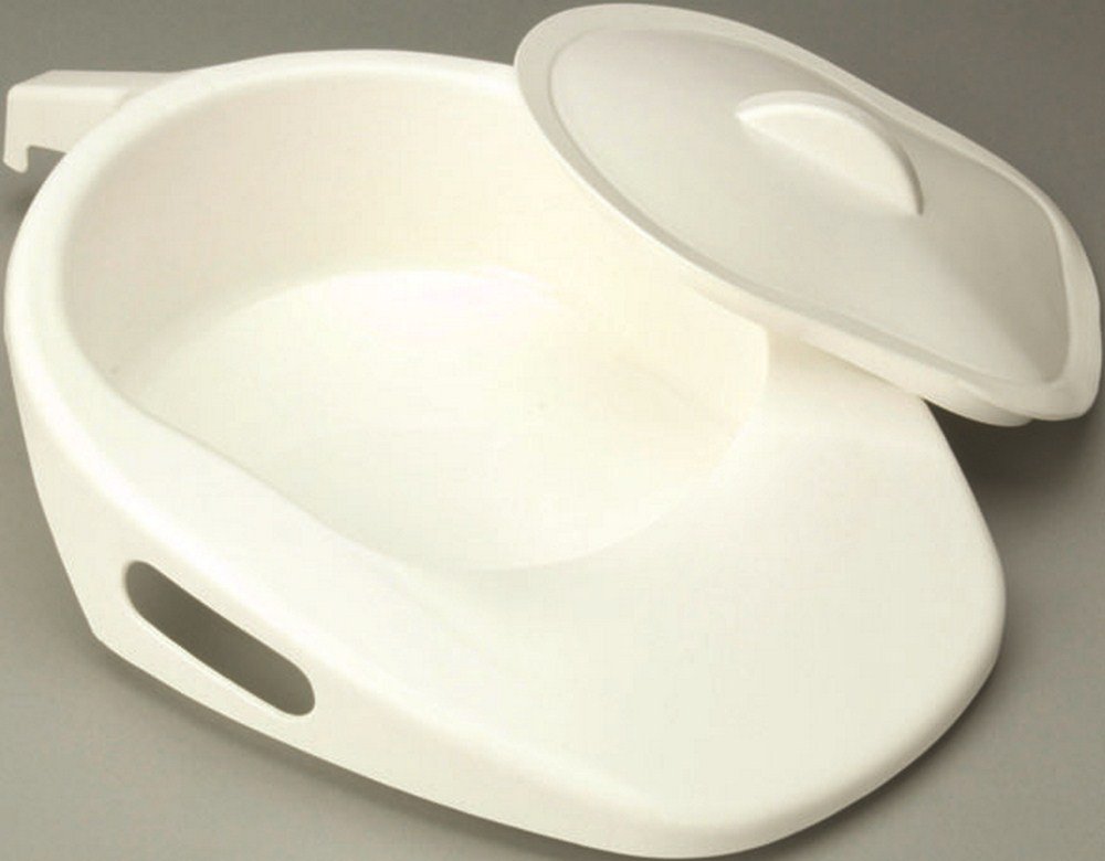 NRS Healthcare M35896 Padella per Fratture con Coperchio, Bianco