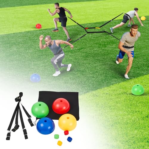 Soulchen 4 Way Tug of War Rope 9.8ft Tug a War Rope with Carabiners Water Filling Base Silicone Ball Storage Bag for Kids Adults Outdoor Lawn Yard Family Reunion Team Building Party Field Day Games