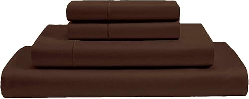 MGPS 100% algodón Giza Egyptian Dreams 4 piezas juego de sábanas de bolsillo extra profundo de 22 pulgadas, juego de sábanas de algodón Giza y