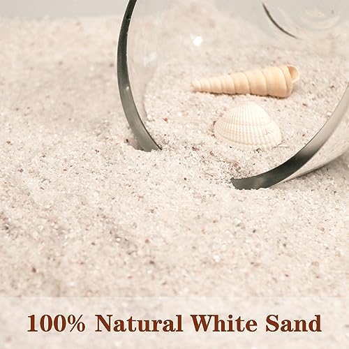Image of Silica Gravel, Multi-Purpose Mini White Silica Sand for Fire Pits, Aquariums and Landscaping, 5LB