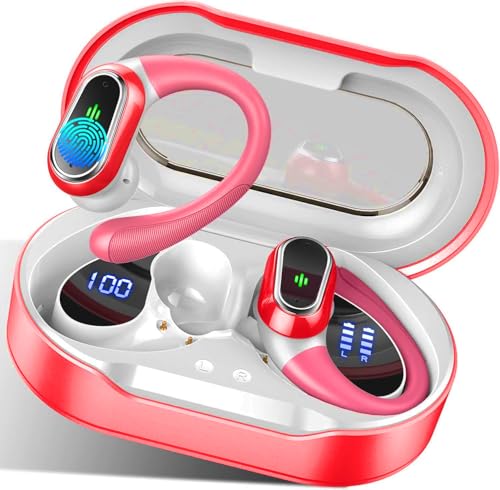 Image of Wireless Earbuds, 2026 New Bluetooth 5.4 Headphones Sport, 60H+ HiFi Stereo