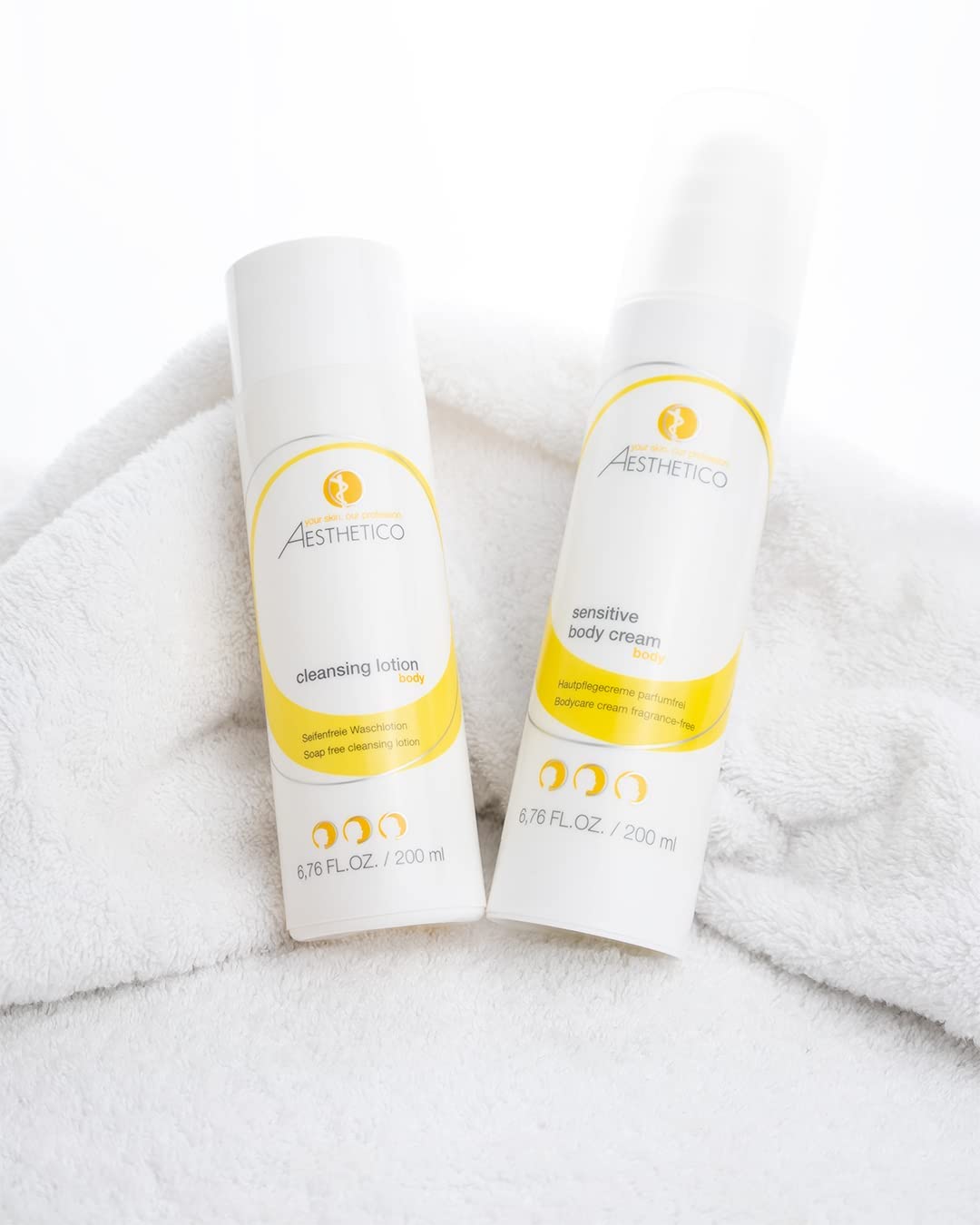 AESTHETICO cleansing lotion - pH-hautneutrales Reinigungsgel mit Mineralien aus dem Toten Meer, f?r Gesicht und K?rper (3 Spender je 200 ml)