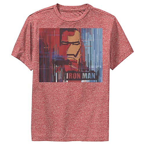 T-shirt Iron Man Marvel pour garçon qui ne se décolore pas au lavage