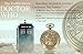 SIBOSUN Pocket Watch Doctor Who Confession Dial Gears Pattern Dr. Who Quartz Chain Box