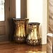 Household Essentials Hand-Painted Metal Floor Vase, 22.5-Inch Tall, Antique Gold