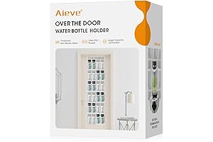 AIEVE 24-Pocket Over The Door Shoe Rack
