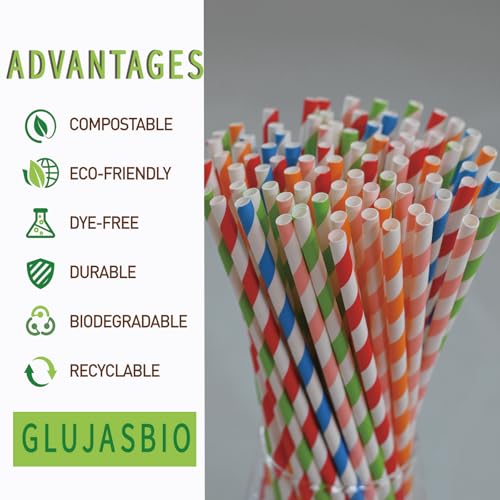 Pitillos Desechables de Papel, 7.75 Pulgadas, 100 Unidades miniatura 4