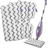 S3501 S3601 Steam Mop Replacement Pads Compatible with Shark Steam Pocket Mops S3501 S3601 S3550 S3801 S3901 S3601D S3801CO S3901D S3455K S2902 SE450, Washable Microfiber Mop Pads Reusable, 3 Pack