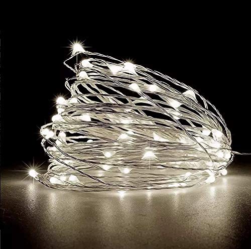 Cordão De Led 10m Fio De Fada - Fairy Light (Branco Frio)