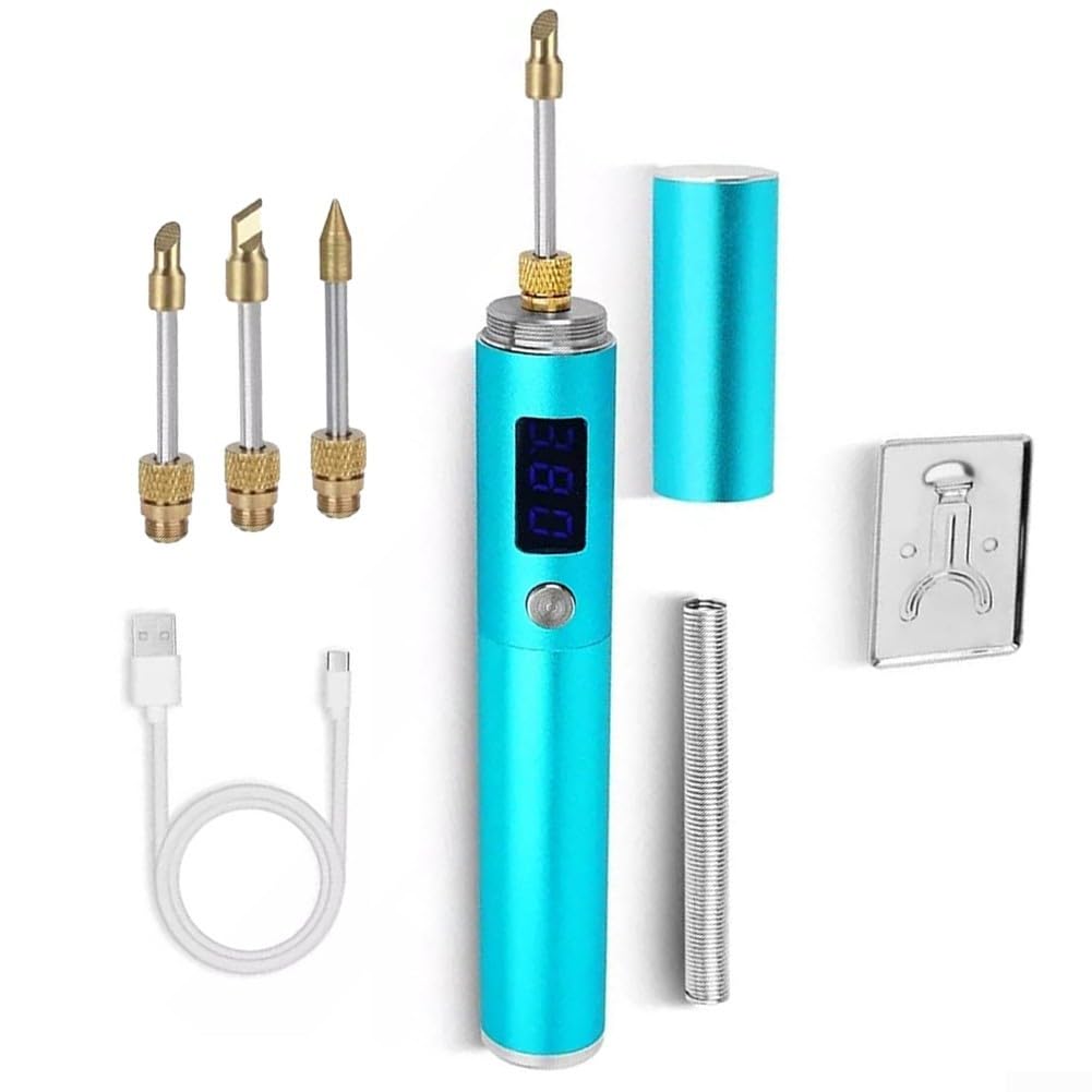 Fast Heat Wireless Soldering Iron, Rechargeable and Portable, Highpower