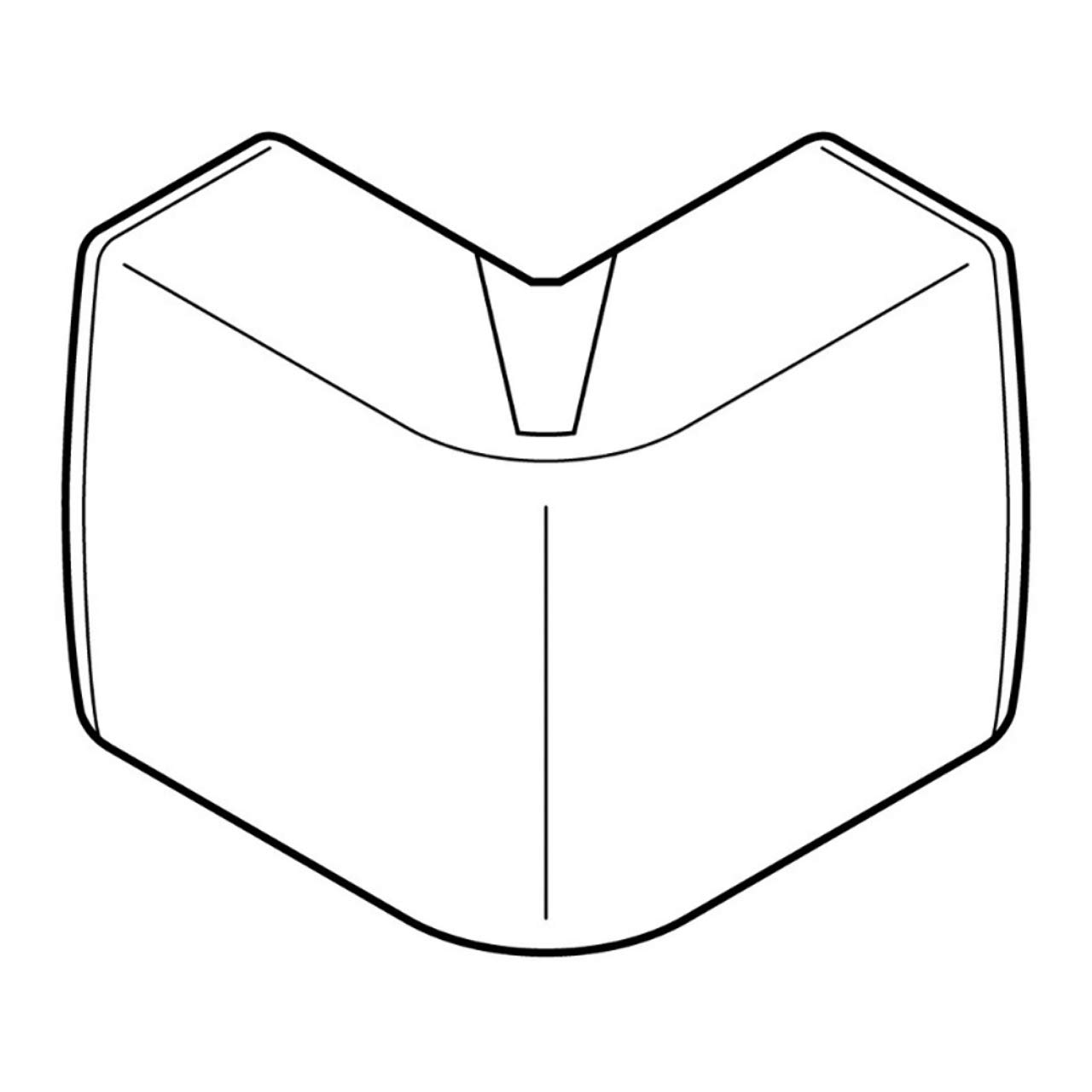 angle extérieur variasouple - keva m - 50 x 20 - planet wattohm 11583