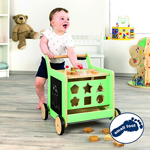 Small Foot 10947 Baby Walker Move it, gemaakt van 100% FSC-gecertificeerd hout, motoractiviteit speelgoed en wandelen… - Afbeelding 7