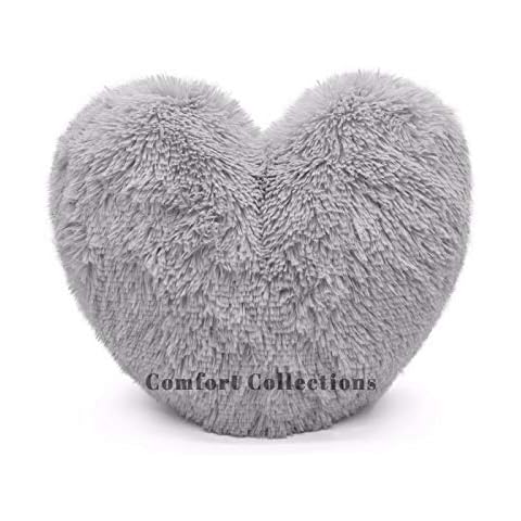 Cuddly 3D Heart Shape Fluffy Cushion Cover