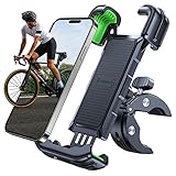 VICSEED [2023 Upgraded] Tank Bike Phone Mount [Military Grade Protection] Bike Phone Holder [Secure Lock] Adjustable Handlebar Cell Phone Holder for Bike Bicycle Scooter Fit for iPhone & Android
