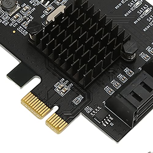 Placa de expansão PCI E para SATA 3.0, placa de interface SATA3.0 de 4 portas, interface PCI E X1 X4