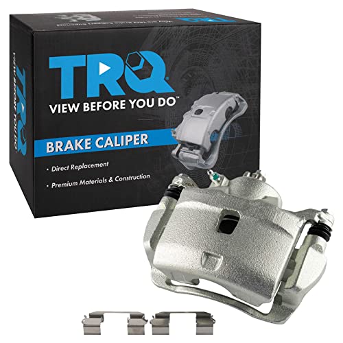 Image of TRQ Front Left Right Brake Caliper w /Bracket Driver Passenger Side