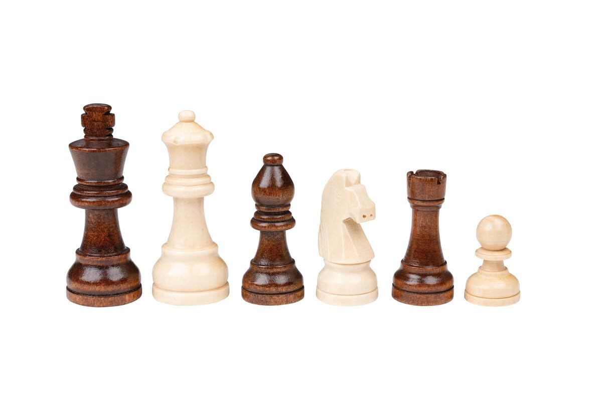 Philos 2510 - Schach-Backgammon-Dame-Set, Feld 40 mm, Königshöhe 78 mm