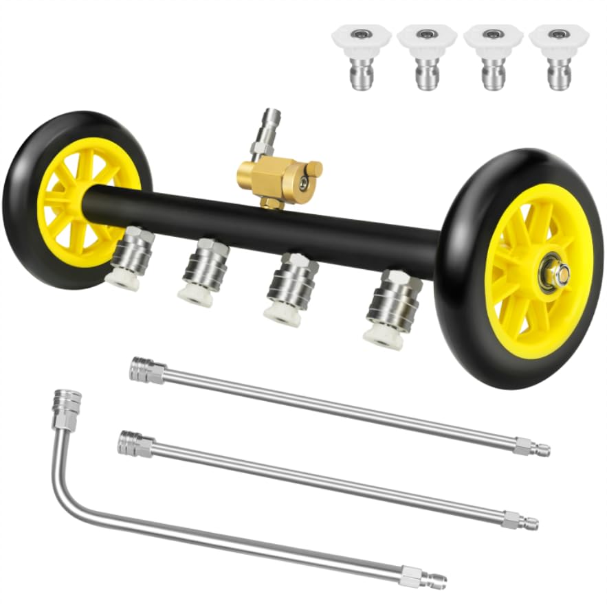 JANZ 16 Inch Water Broom with Nozzles