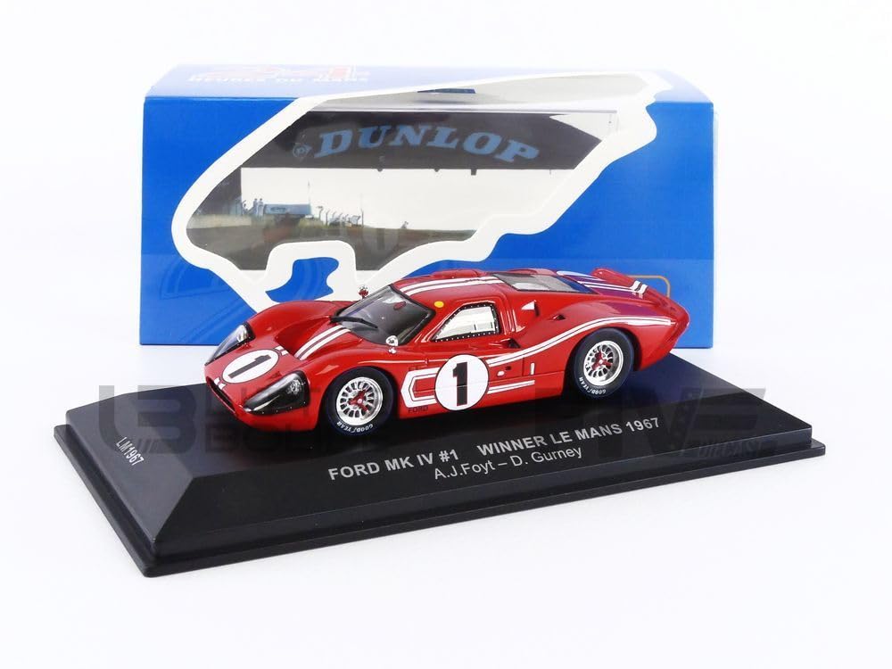 Ford Mk IV Shelby American winner Le Mans 1967 - scale 1/18th 1965-1969 24H LE MANS Motorsports