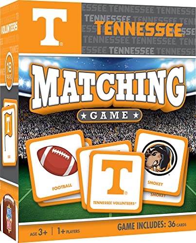 MasterPieces Sports Games - Tennessee Volunteers NCAA Matching Game - Game For Kids and Family - Laugh And Learn