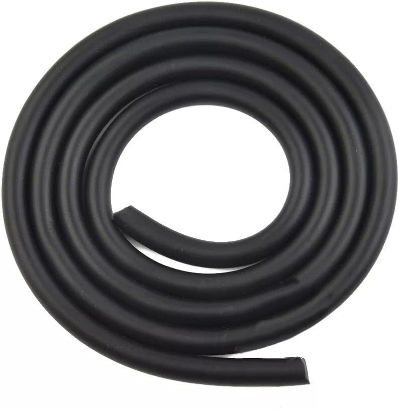 1m 5mm ID 8mm OD Motorcycle Petrol Fuel Hose Gas Oil Tube Line Engine Pipe Black