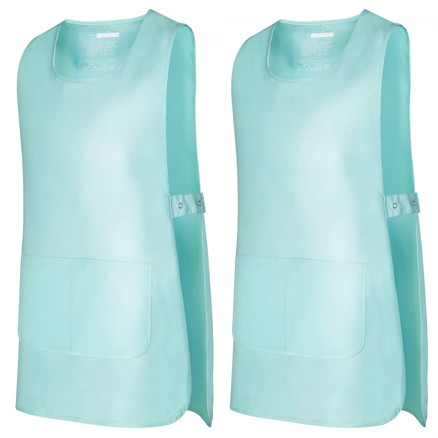 MISEMIYA - Paket 2 Einheiten - REINIGUNGSSCHÜRZE ARBEITSEINHEITLICHE KLINISCHE MEDIZINISCHE REINIGUNG TIERÄRZTLICHE SANITÄRE GASTFREUNDSCHA